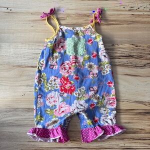 Matilda Jane Floral One Piece - Blue, Pink, Yellow